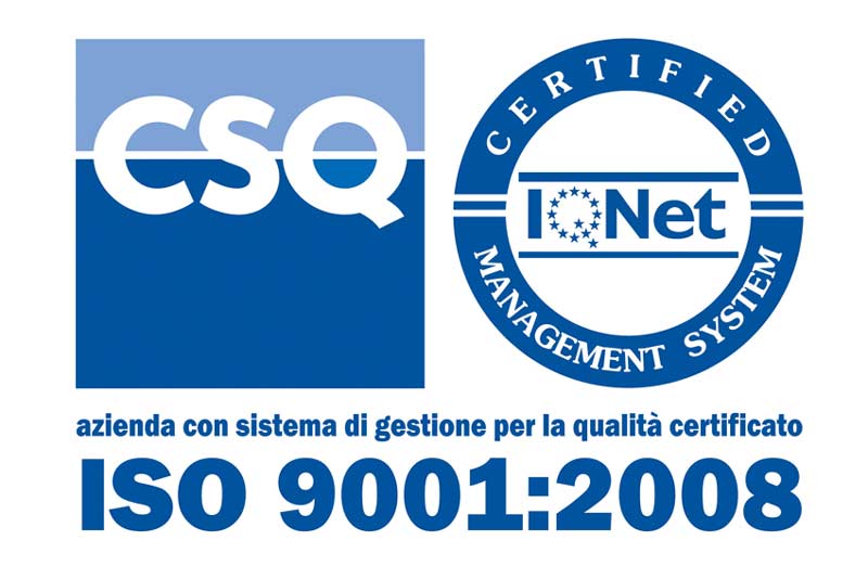 IGR Galvanica - certificazione qualità ISO 9001 2008